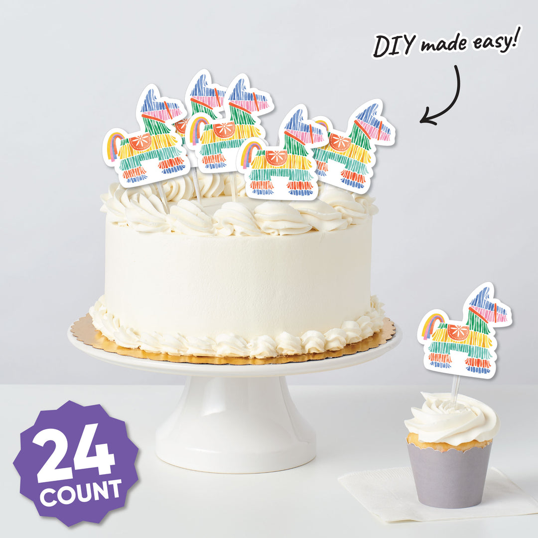 Fiesta dessert table with cut outs