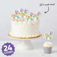 Fiesta dessert table with cut outs