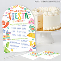Fiesta What's Your Name Party Game