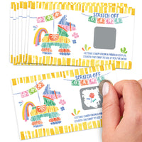 Fiesta scratch off game cards set