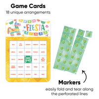 Fiesta bingo marker sheet detail