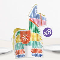 Fiesta centerpieces showing 8 count