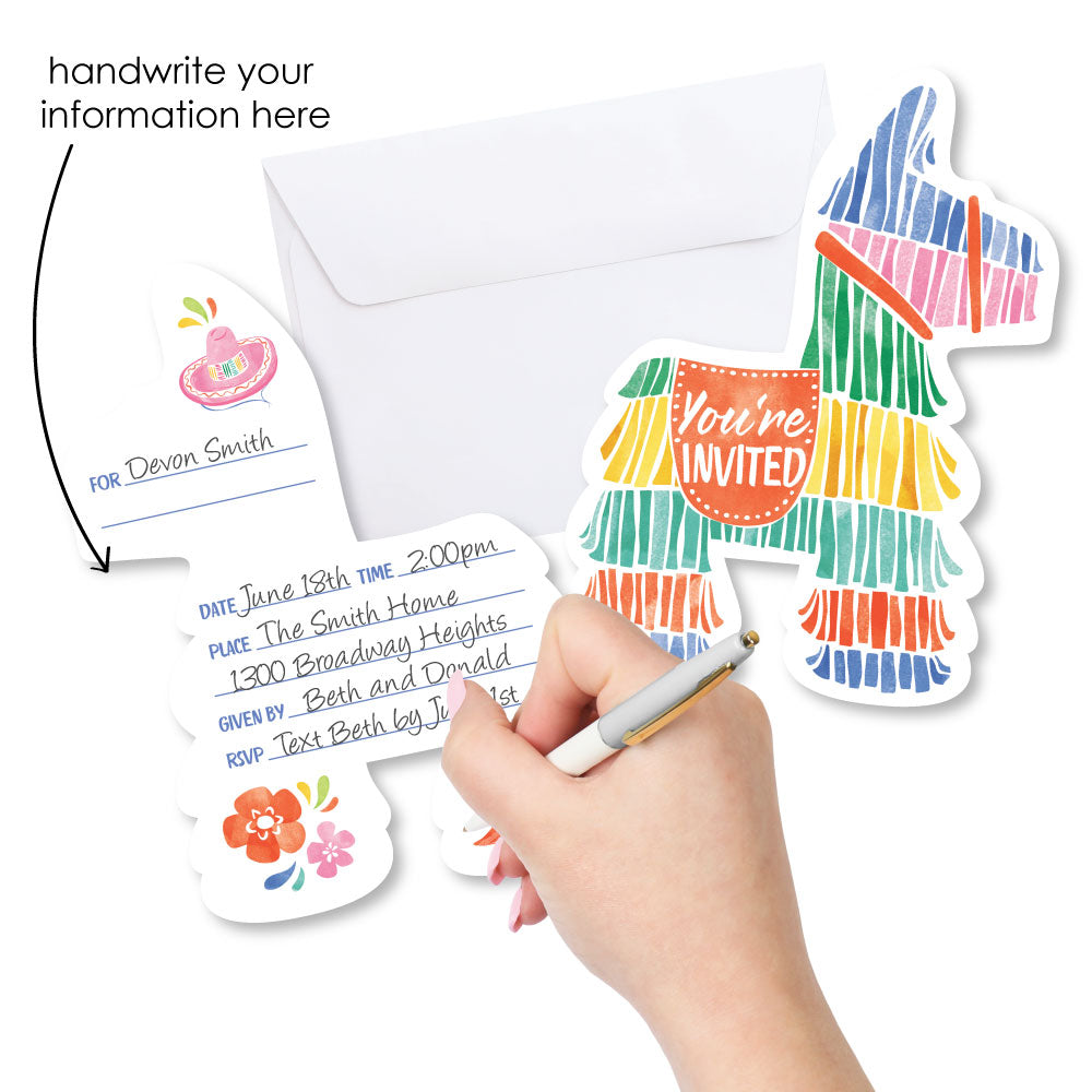 Fiesta invite fill-in detail