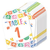Fiesta table numbers full set
