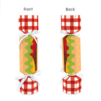 Fire Up the Grill - No Snap Summer BBQ Picnic Party Table Favors - DIY Cracker Boxes - Set of 12