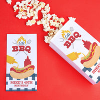 Custom Text Popcorn Bags - Summer BBQ