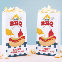 Custom Text Popcorn Bags - Summer BBQ