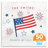 Custom Text - 4th Of July Napkins