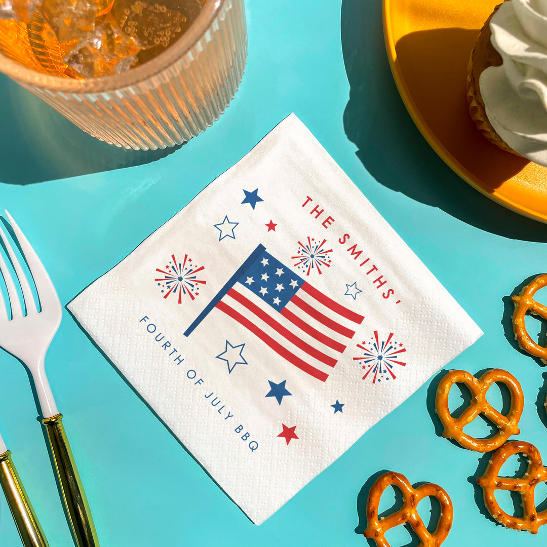 Custom Text - 4th Of July Napkins