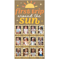 First Trip Around the Sun Kraft Photo Banner