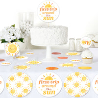 First Trip Around the Sun Large Confetti - 27 Ct