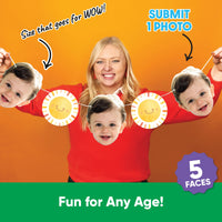 Custom Face Garland Banner - First Trip Around the Sun
