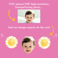 Custom Face Garland Banner - First Trip Around the Sun