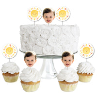 Custom Face Treat Decor - First Trip Around the Sun - 24 Ct