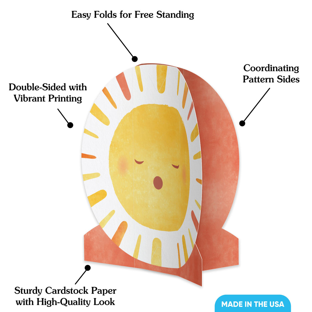 First Trip Around the Sun 3D Centerpieces - 8 Ct