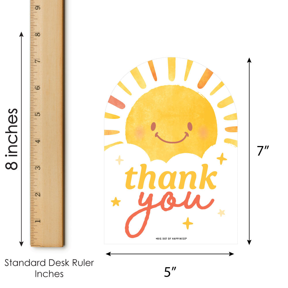First Trip Around the Sun Thank You Cards - 12 Ct