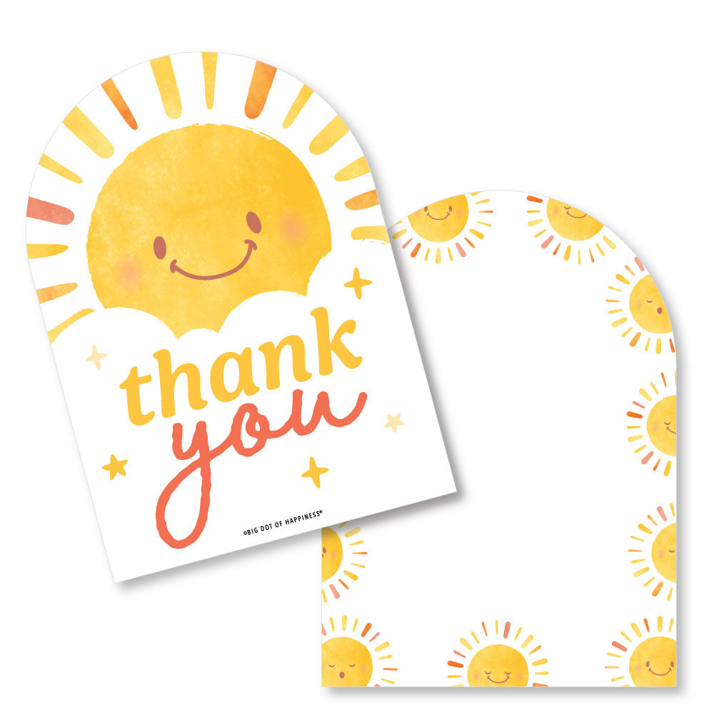 First Trip Around the Sun Thank You Cards - 12 Ct