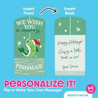 Fishing Santa Nifty Gifty Card Holders - 8 Ct
