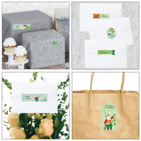 Fishing Santa To and From Stickers - 12 Sheets