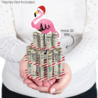 Flamingle Bells - DIY Tropical Christmas Party Money Holder Gift - Cash Cake