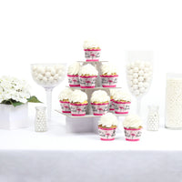 Pink Flamingo - Party Decorations - Party Cupcake Wrappers - Set of 12