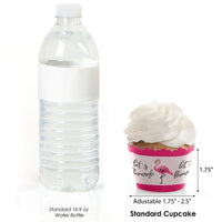 Pink Flamingo - Party Decorations - Party Cupcake Wrappers - Set of 12