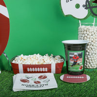 Custom Photo Party Cups - Football - 16 Ct