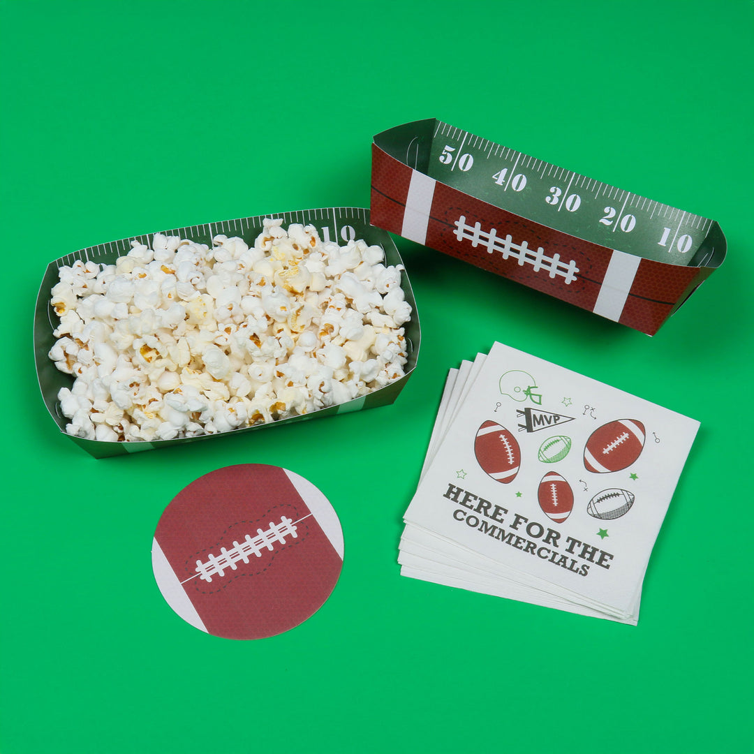 Drink Coasters - Football - 25 Ct