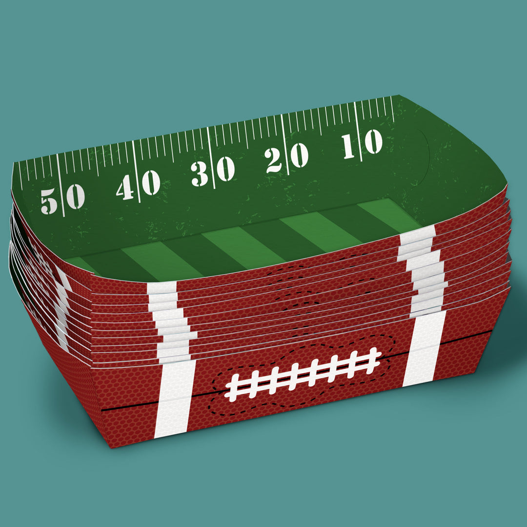 Football Party Paper Food Trays