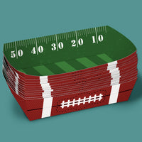 Football Party Paper Food Trays