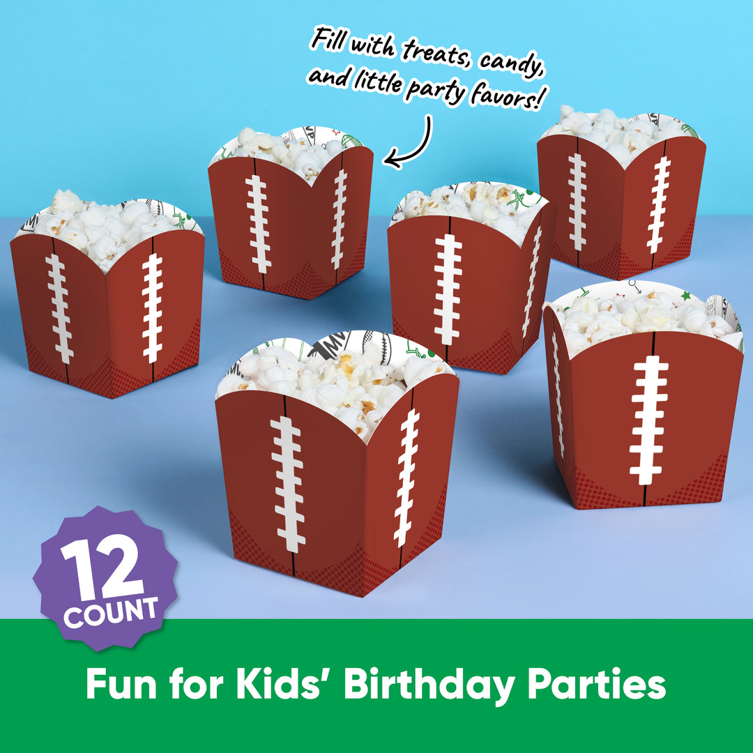 Football Treat Boxes - 12 Ct