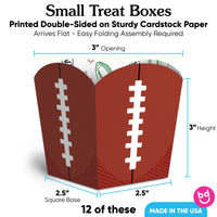 Football Treat Boxes - 12 Ct