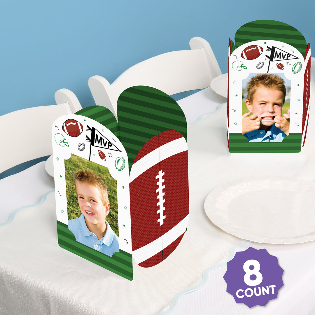 Football Photo Centerpieces - 8 Ct