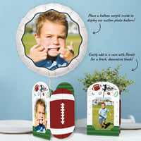 Football Photo Centerpieces - 8 Ct