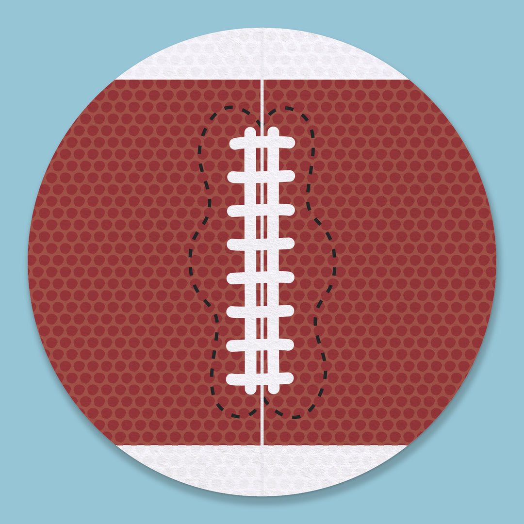 Drink Coasters - Football - 25 Ct