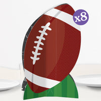 Football 3D Centerpieces - 8 Ct