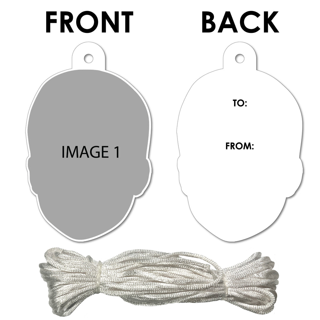 Custom Face Gift Tags