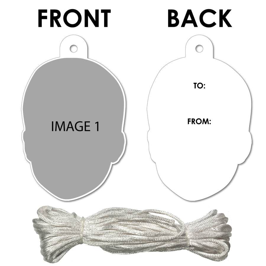 Custom Face Gift Tags