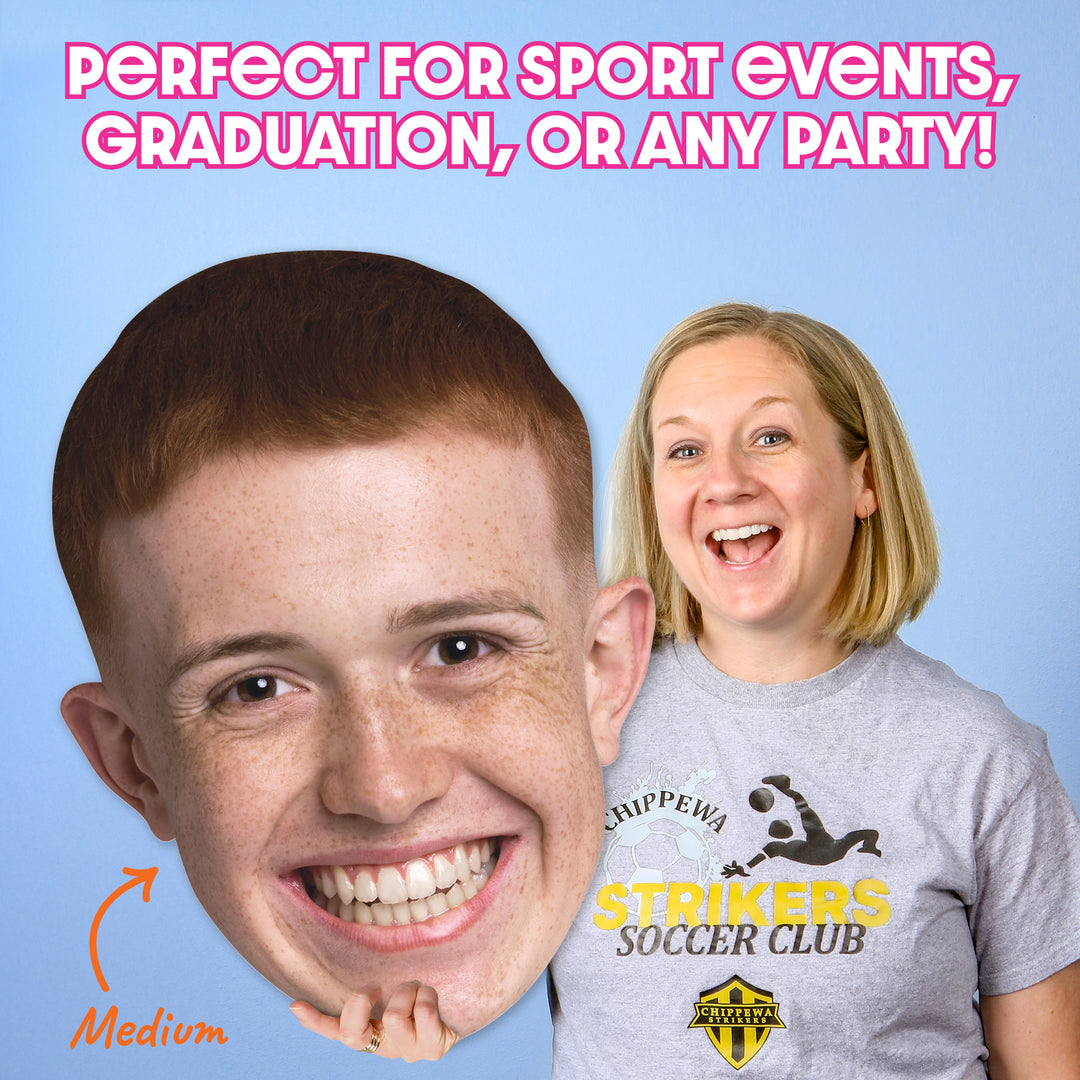 Custom Fun Face Big Head Cutouts - Multiple Sizes - 1 Piece