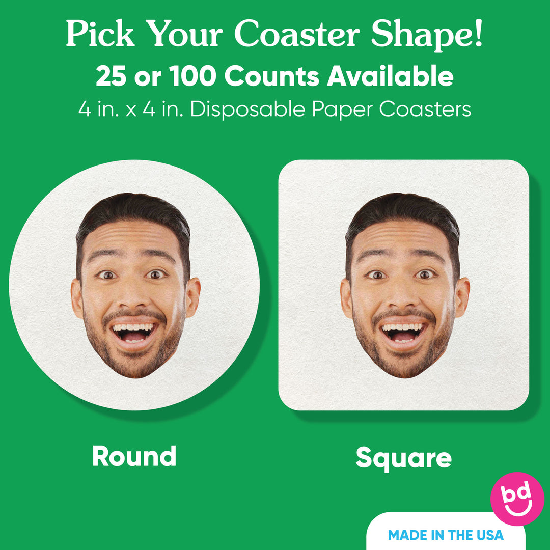 Custom Face Coasters