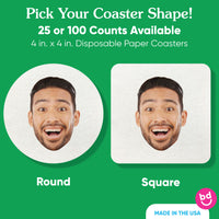 Custom Face Coasters