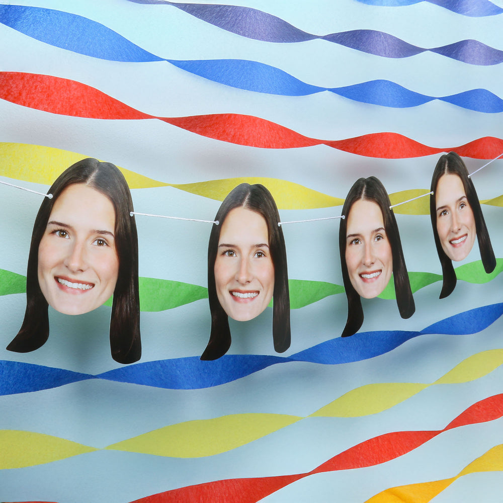 Custom Face Garland Banner - 1 Ct