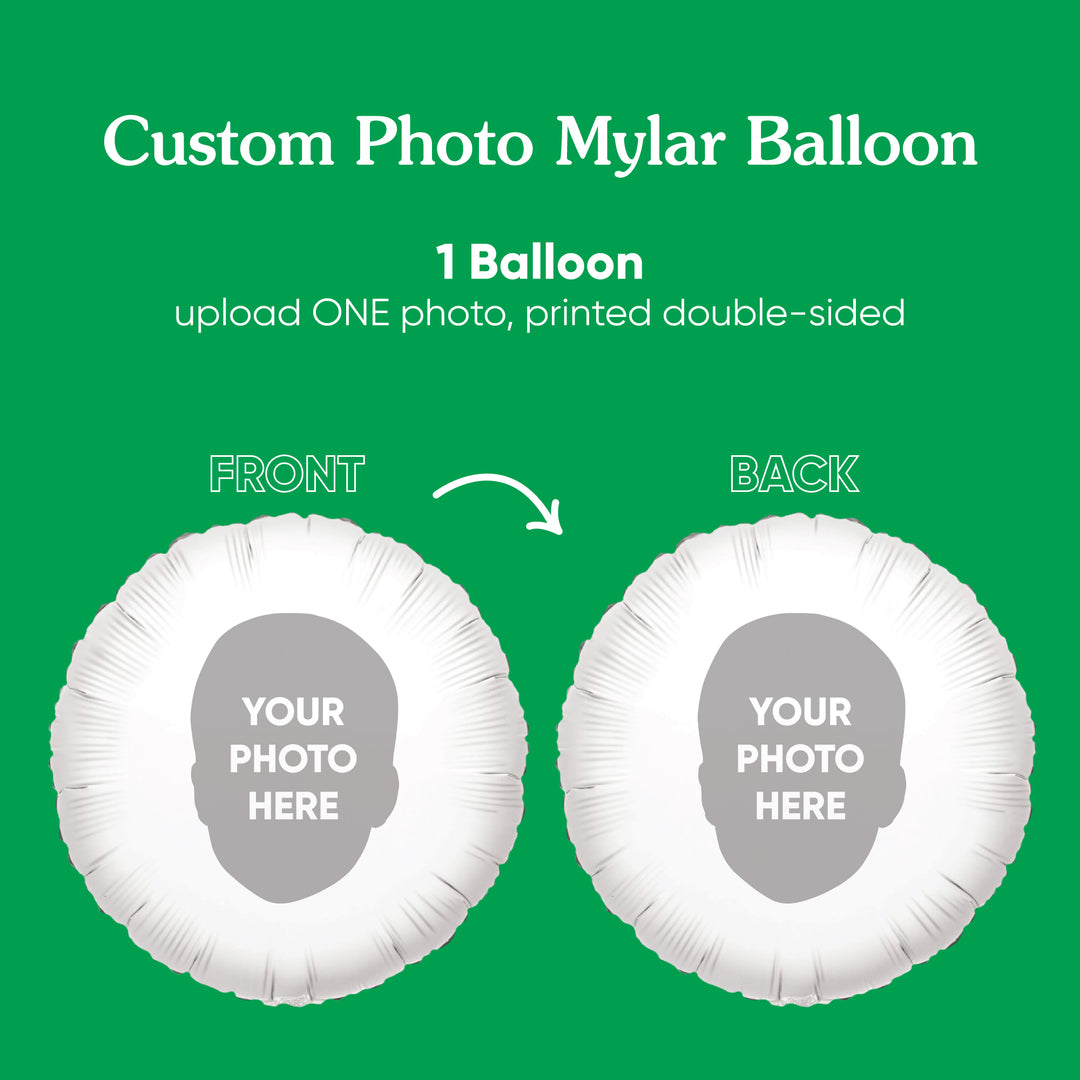 Personalized Fun Face Balloon - Double Sided - 1 Ct