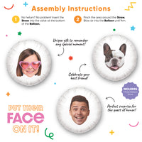 Personalized Fun Face Balloon - Double Sided - 1 Ct