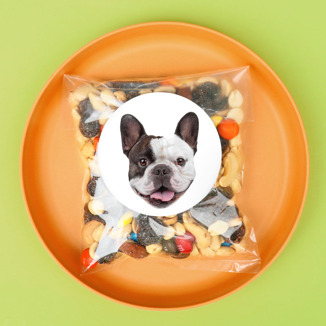 Custom Face Stickers & Clear Cookie Bags