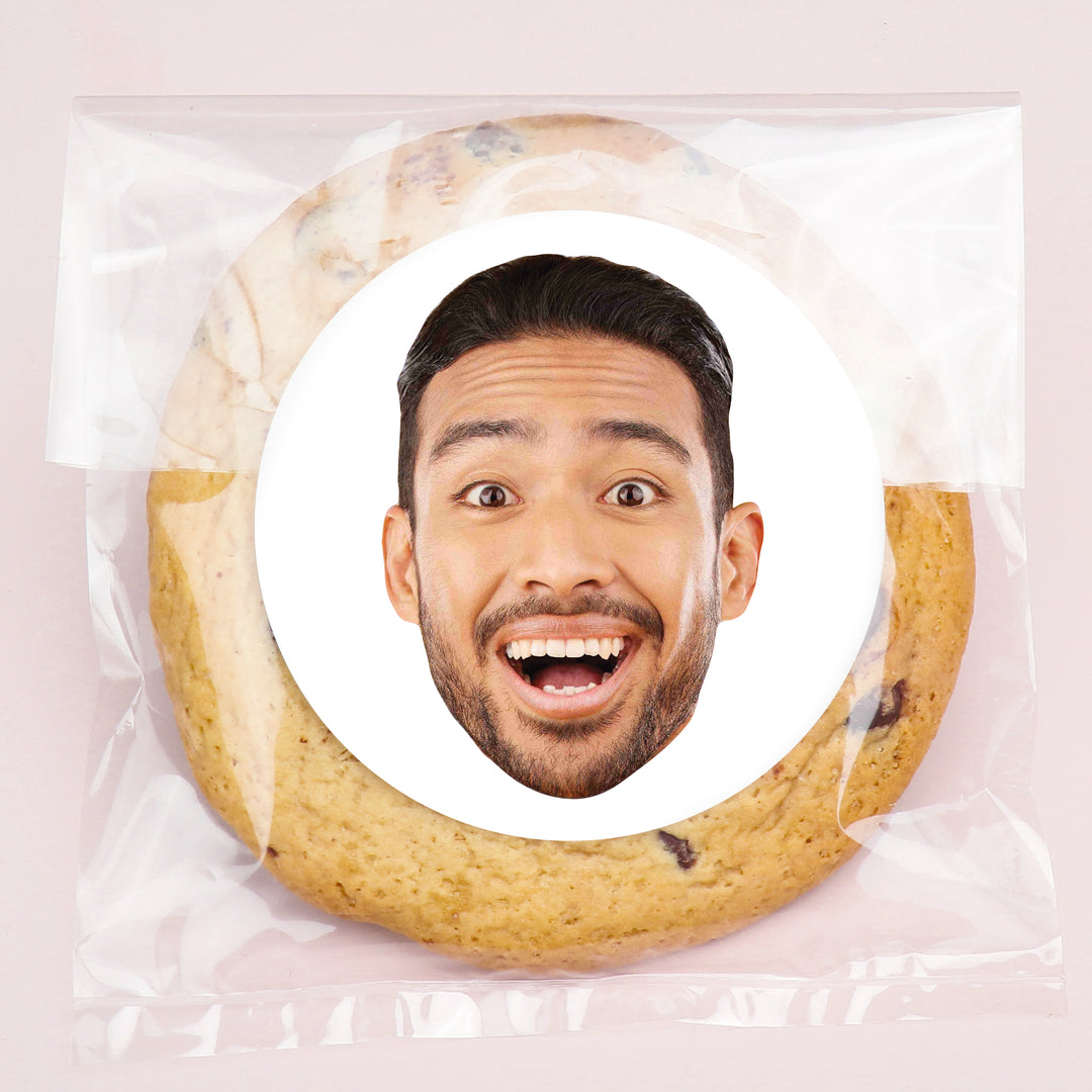 Custom Face Stickers & Clear Cookie Bags