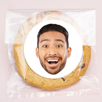 Custom Face Stickers & Clear Cookie Bags