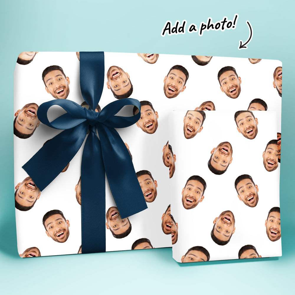 Custom Wrapping Paper Fun Face