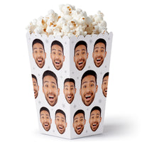 Custom Fun Face Popcorn Box - 12 Ct