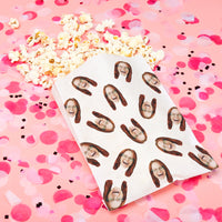 Custom Face Paper Treat Bags - Pattern